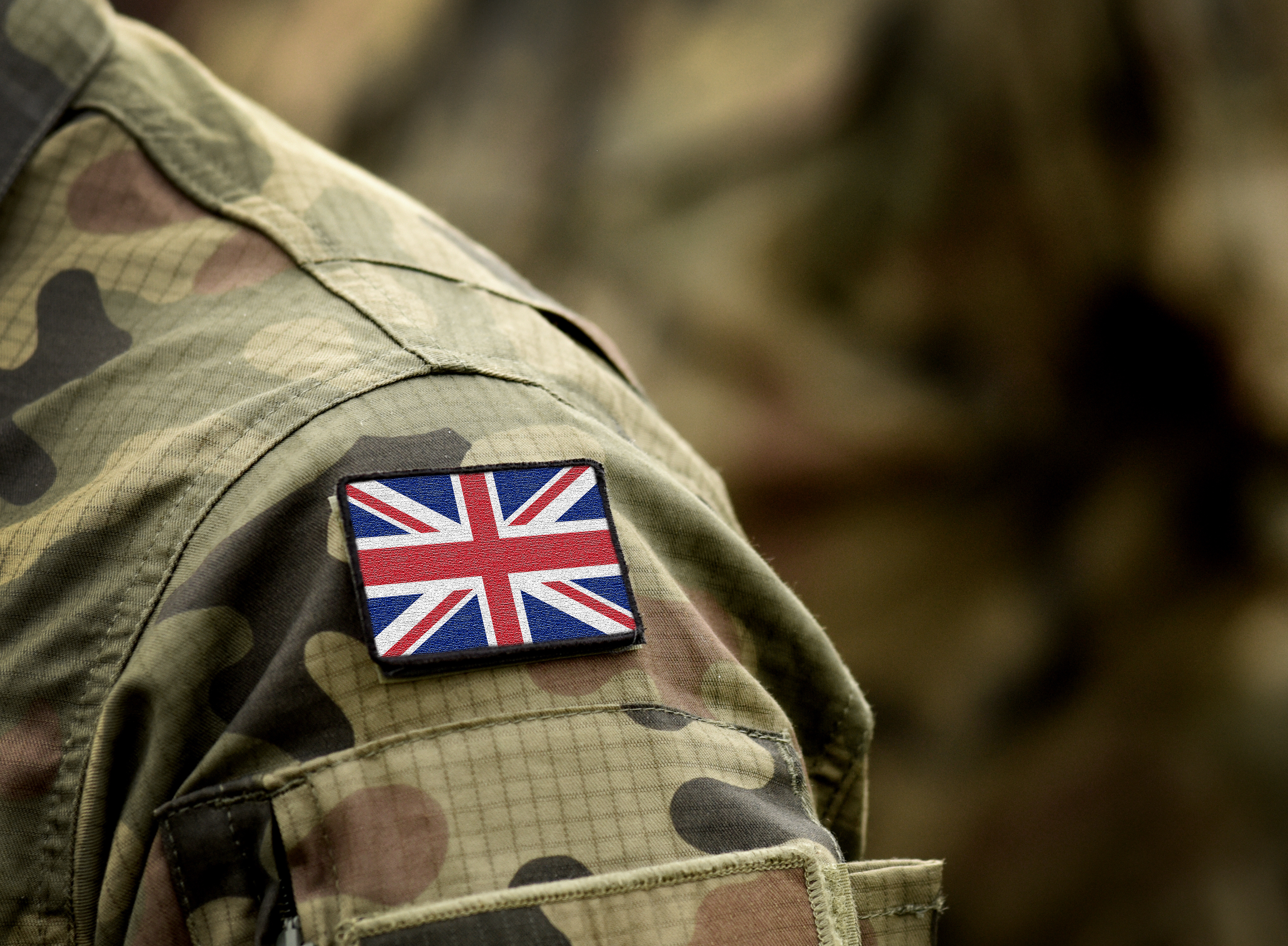 UK army soldier's shoulder, VDA Services | DXC Technology Customer Story